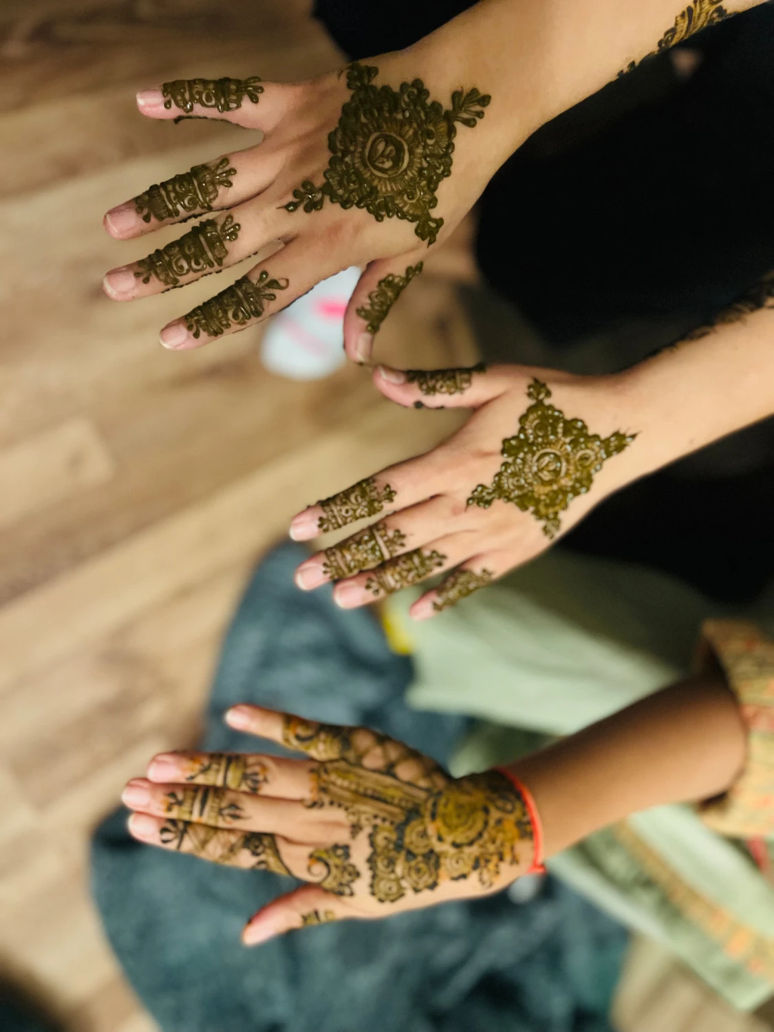 Henna mehndi för handdekoration - 2