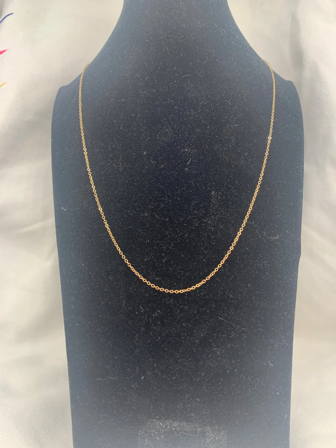 Guldpläterad kedja - 57,5 cm (2mm) - 3