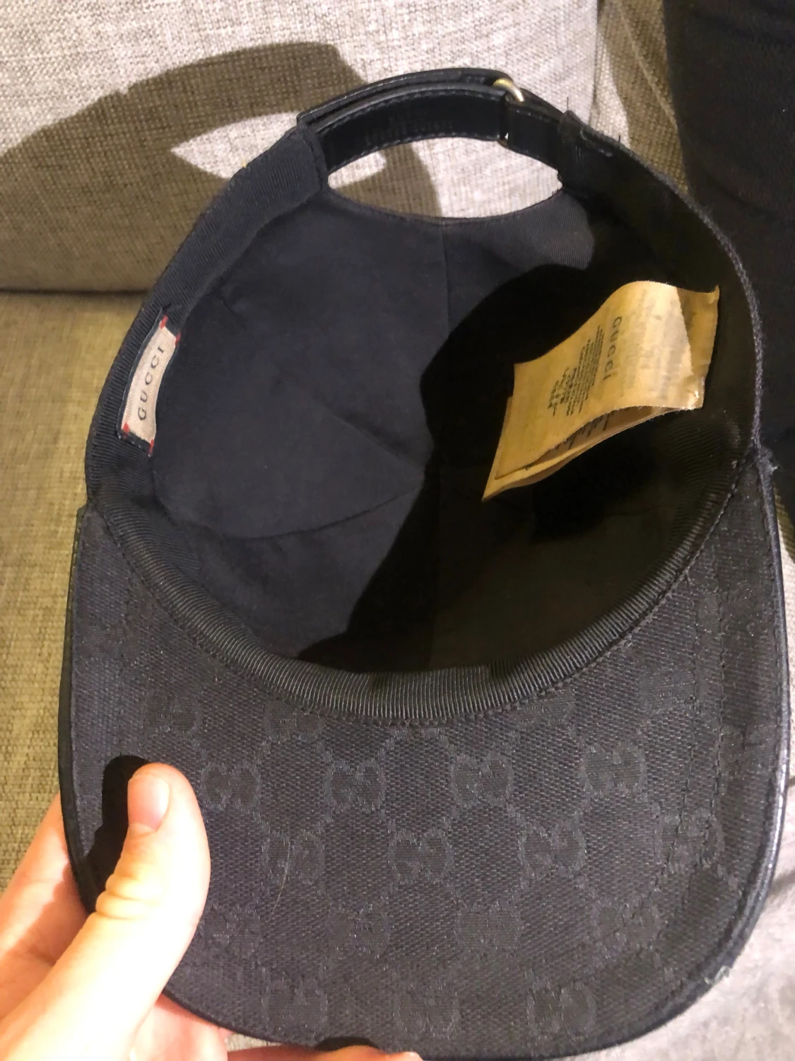 Svart Gucci keps - 4