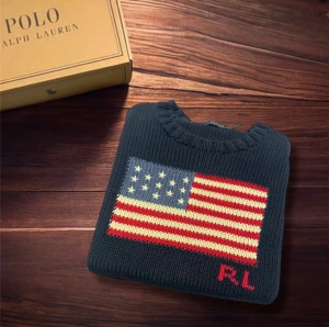 RALPH LAUREN FLAGG TRÖJA - Skick: 8.5/10, inga defekter och skön! Passar XS, längd 160-173 | Pris kan diskuteras!! Slim fit!