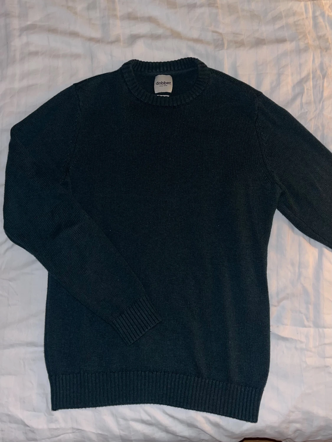 Grön stickad tröja från Dobber