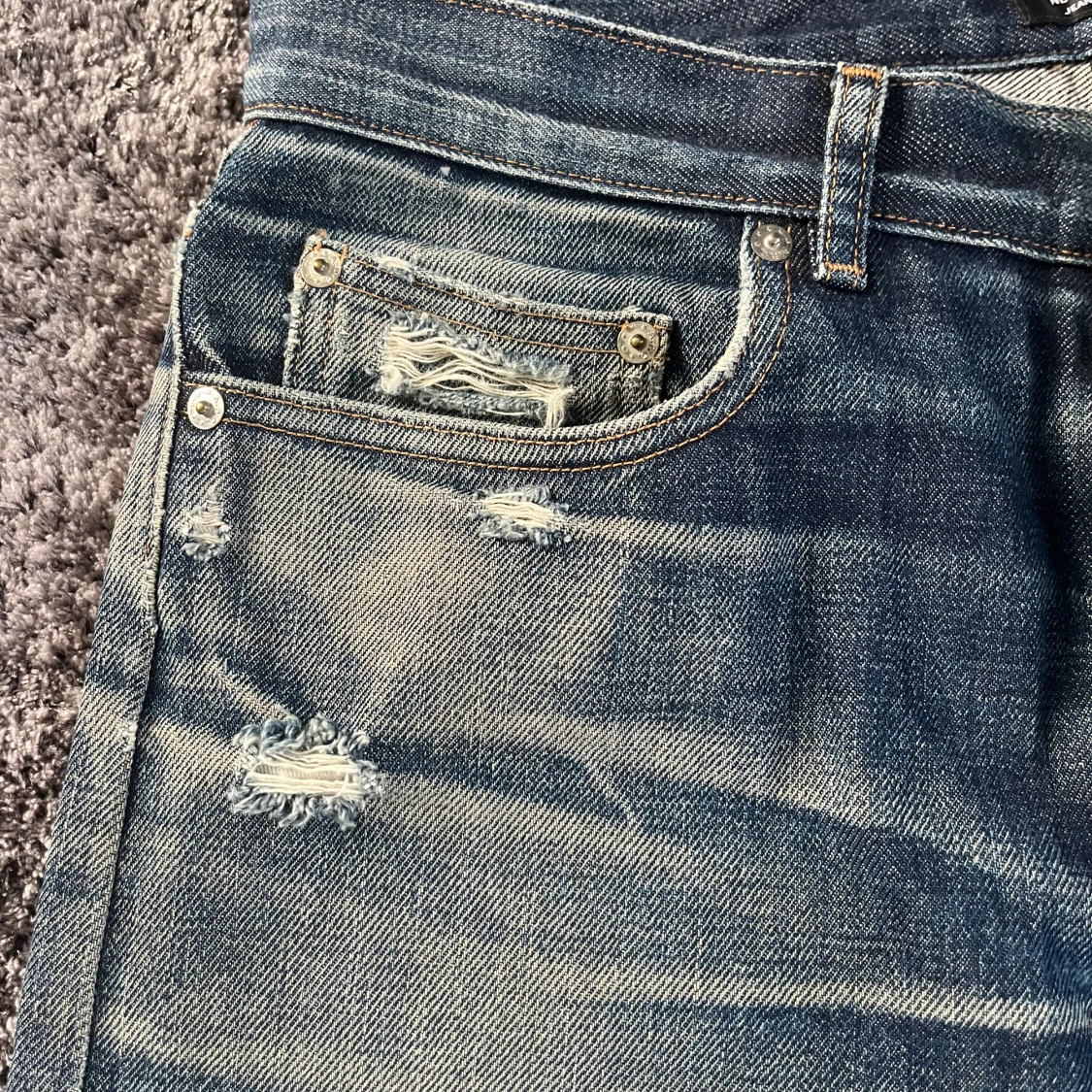 Blå selvedge jeans från A.P.C. - 2