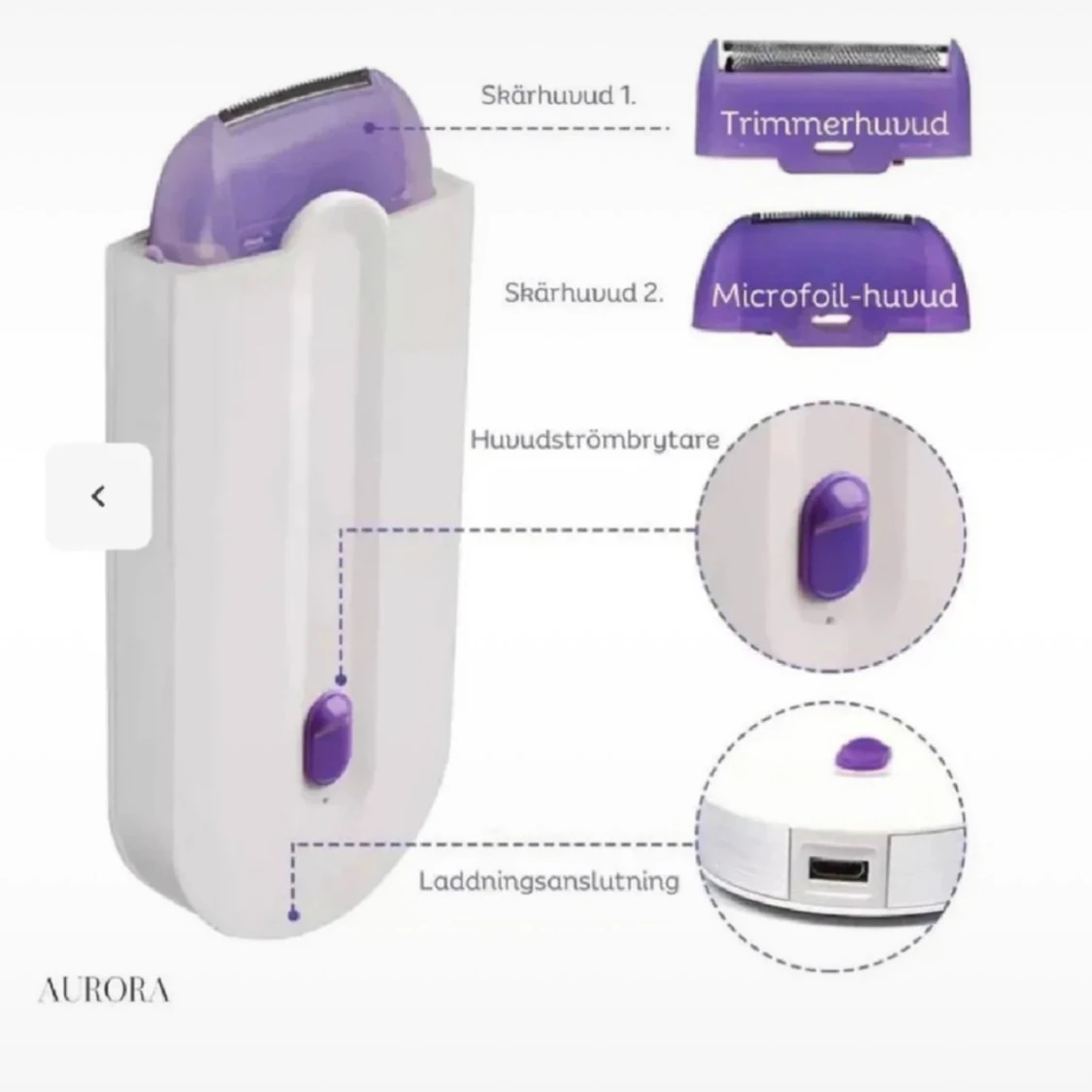 Aurora hårborttagningsapparat - 2