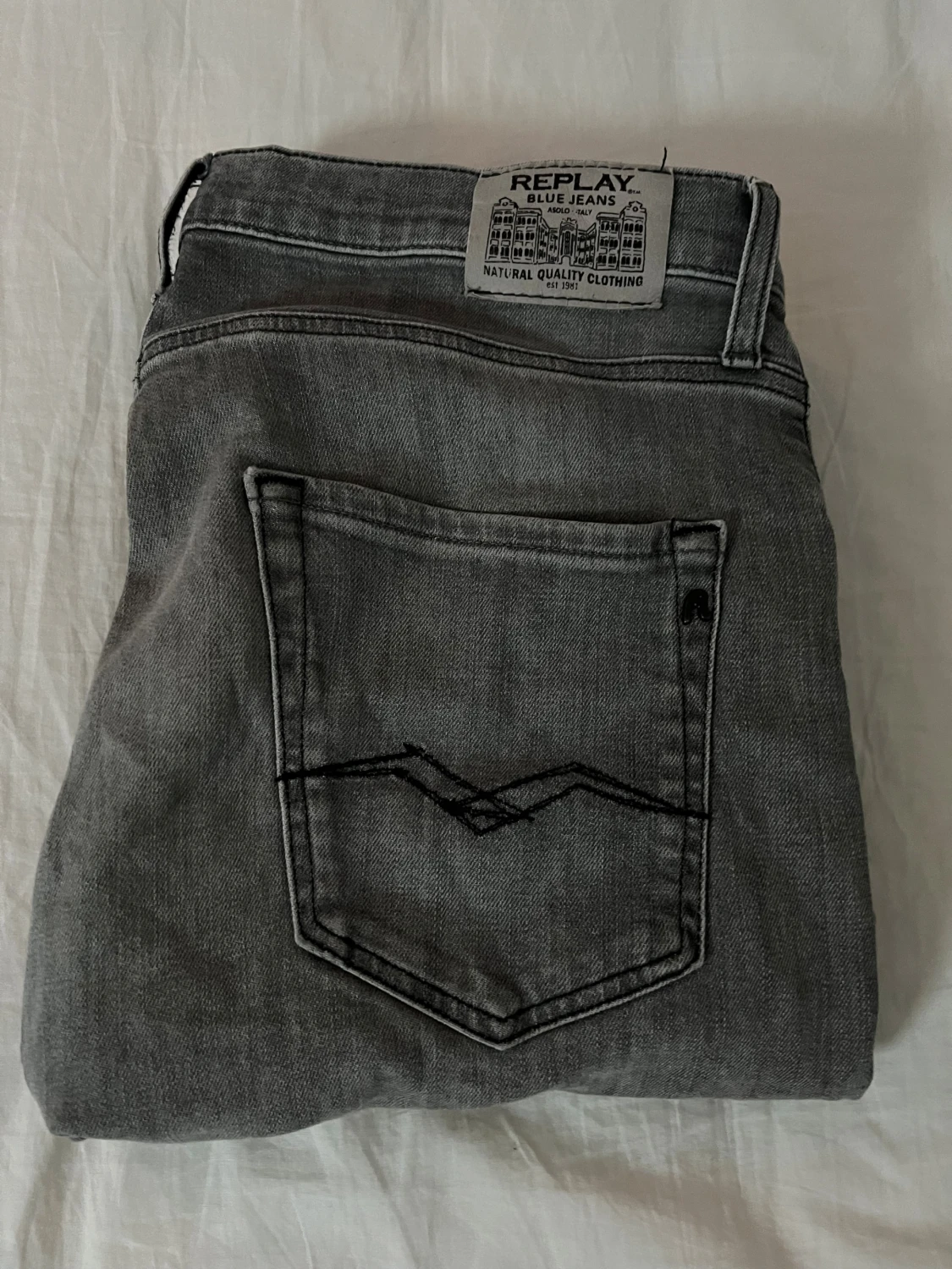 Replay grå jeans straight fit