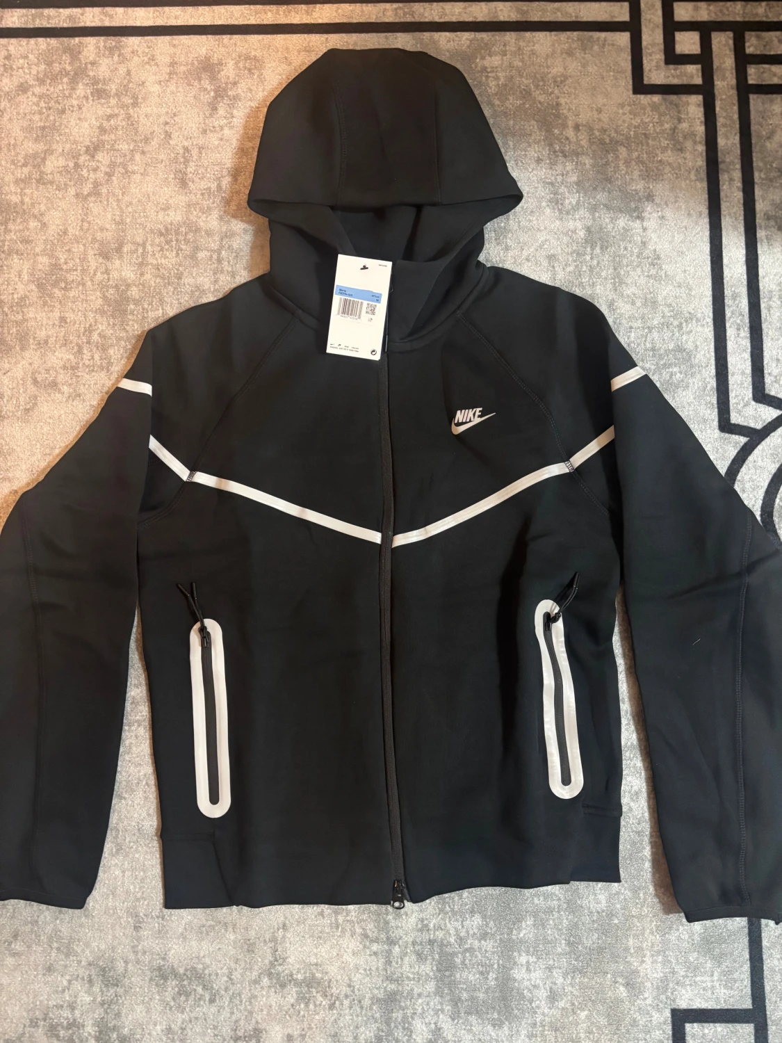 Nike svart träningsset med reflexdetaljer - 2