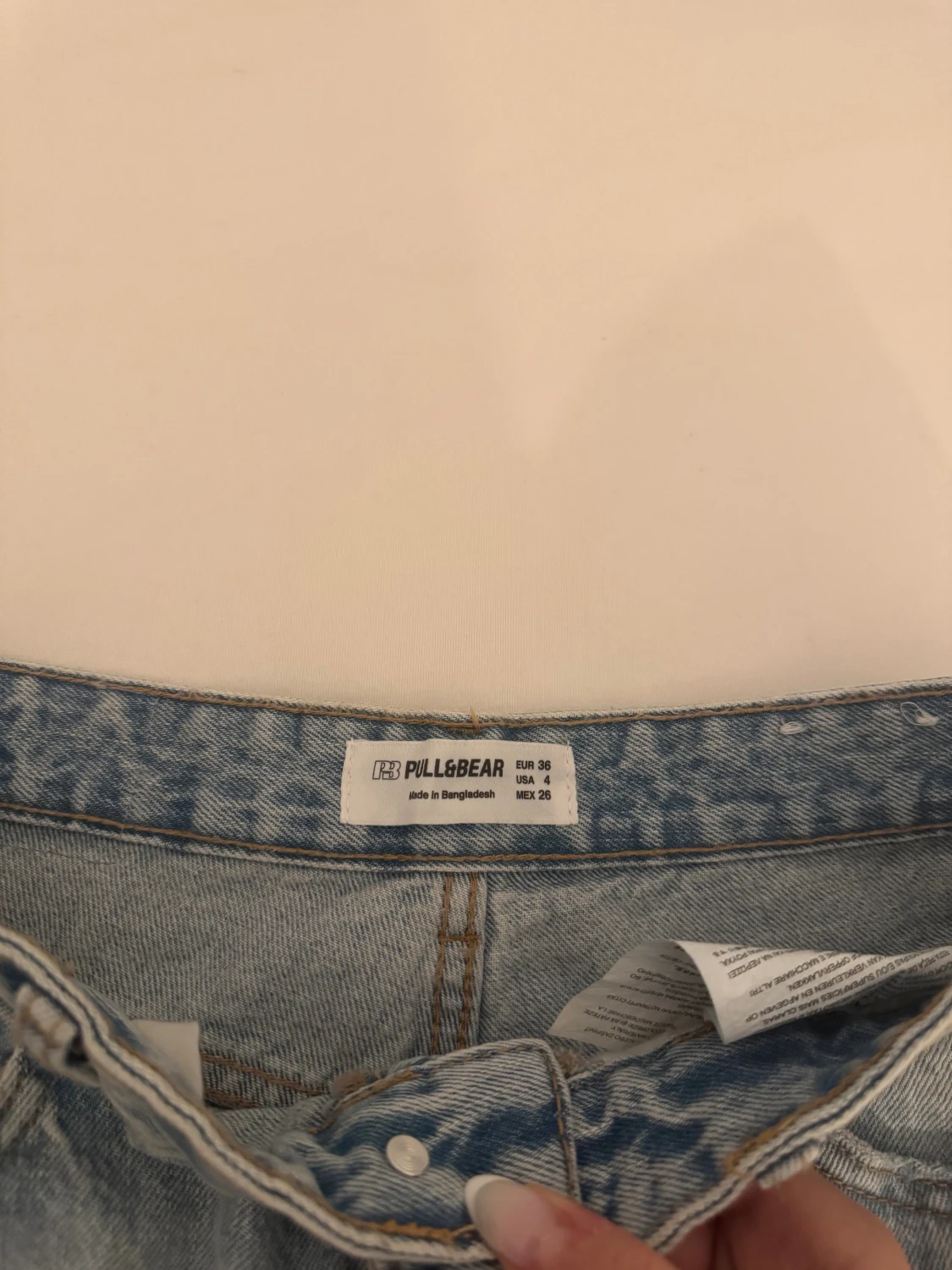Ljusblå jeans från Pull&Bear, strl 36 - 2