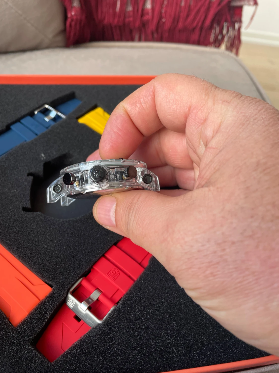 T5 klocka med färgglada silikonband - 3