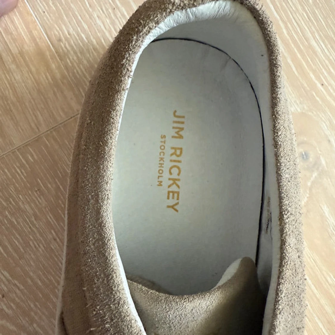 Beige mockasneakers Jim Rickey - 4