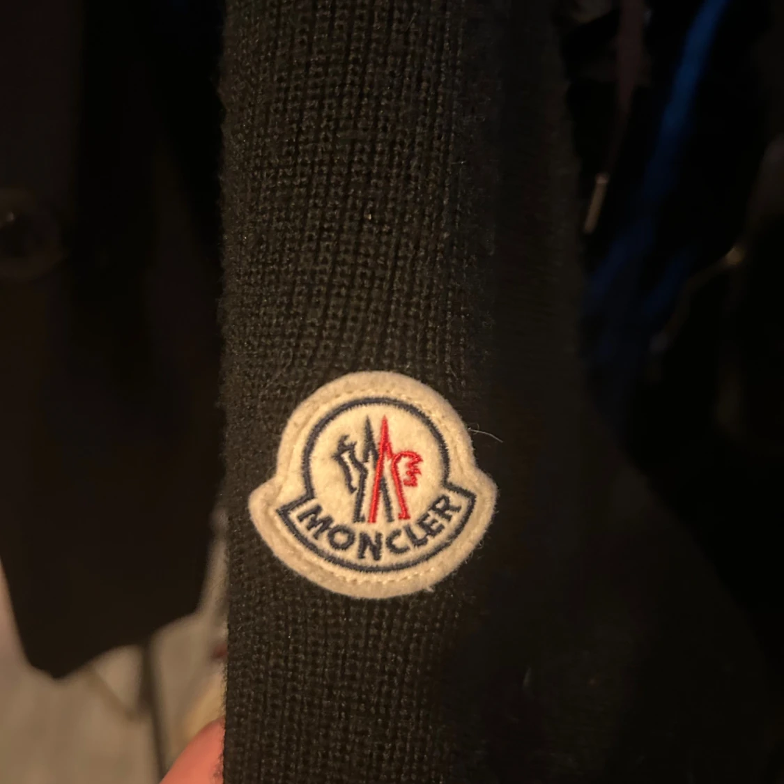 Svart Moncler cardigan jacka - 1