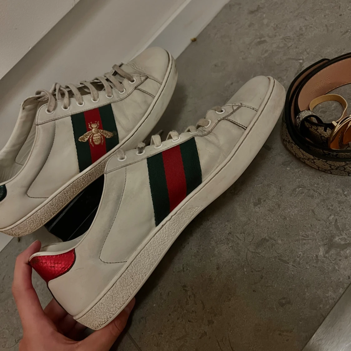 Gucci skor BÄLTE MEDFÖLJES - 3