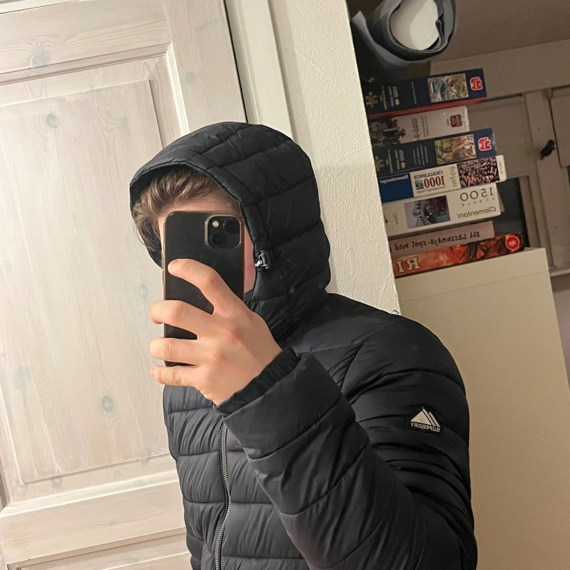 Mörkblå Superdry jacka - 1