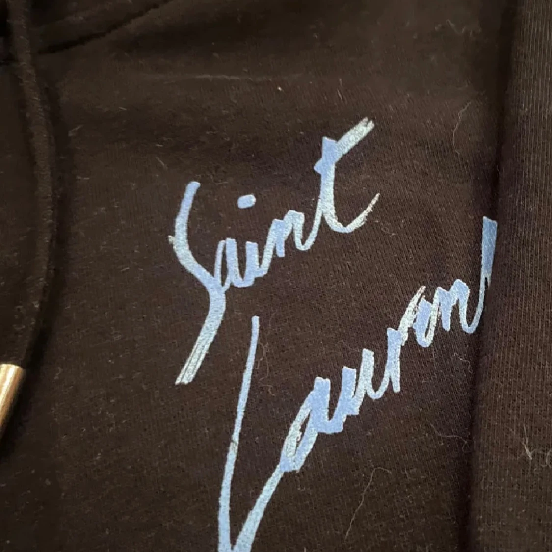 Svart hoodie från Saint Laurent - 3