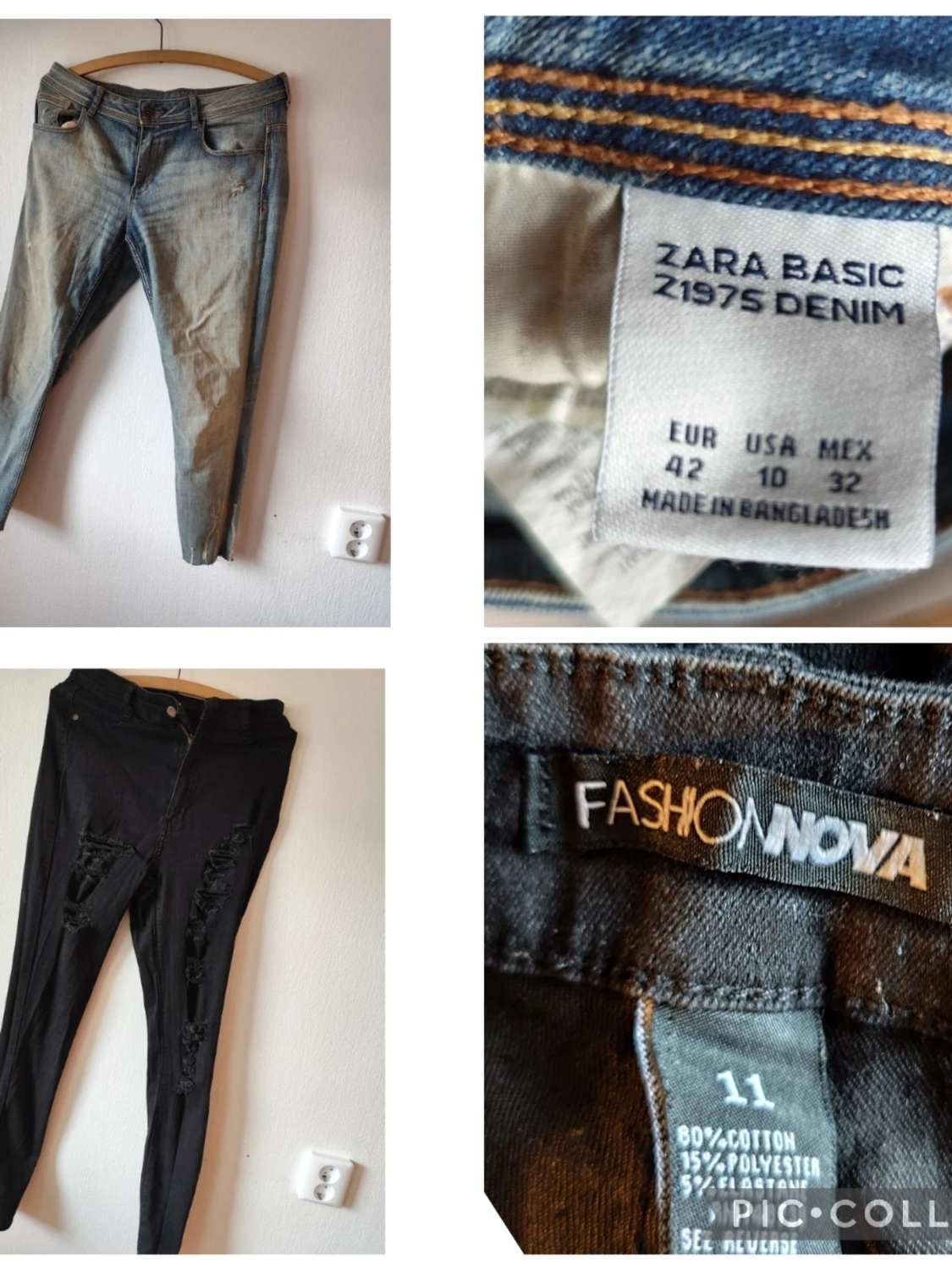 4 par jeans från olika märken - 1