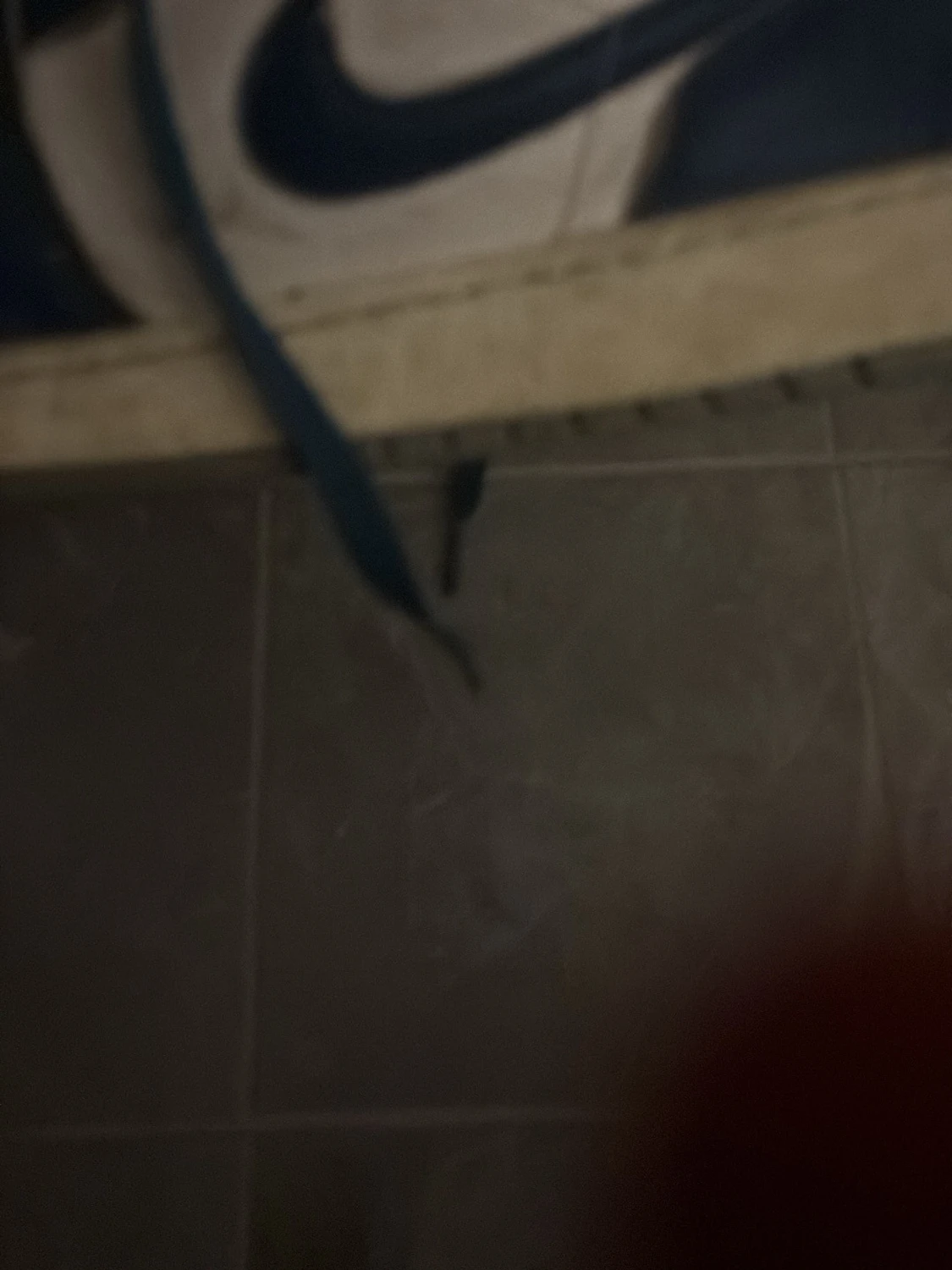 Nike Air Jordan 1 Low blå/vit - 1