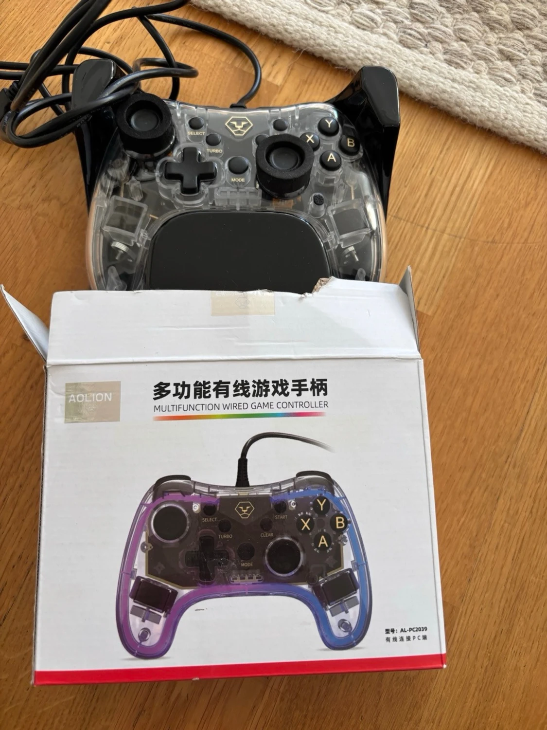 Nintendo Switch Pro Controller Transparent - 3
