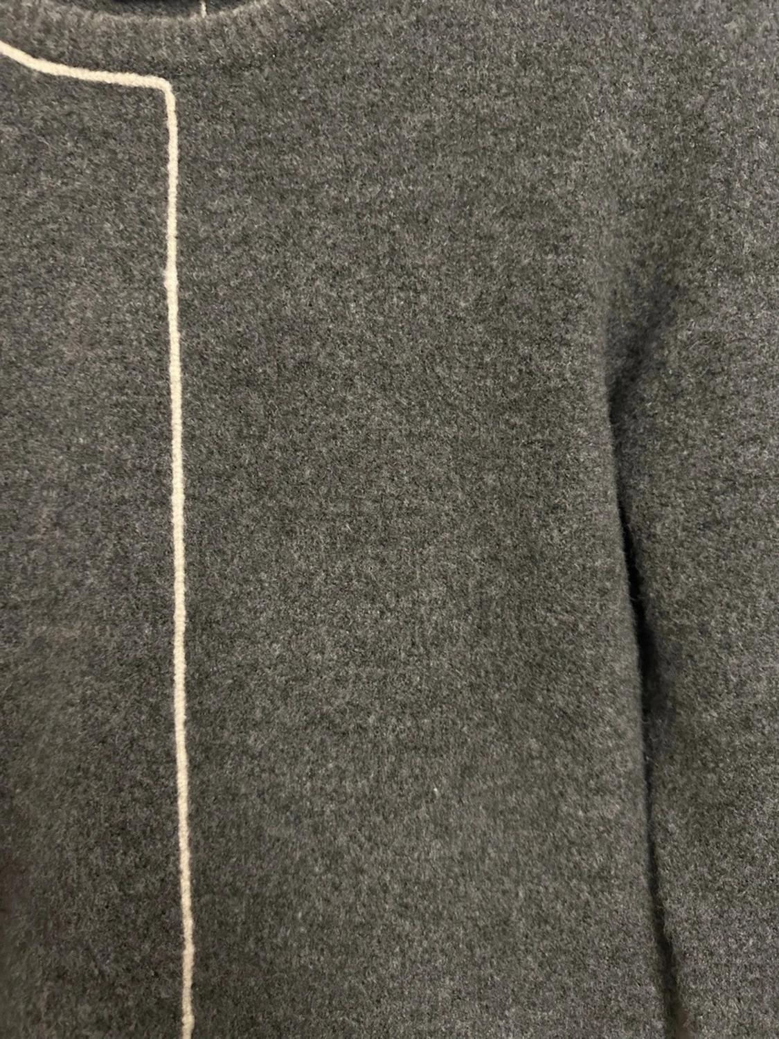 Mörkgrå stickad tröja från Zara - 4