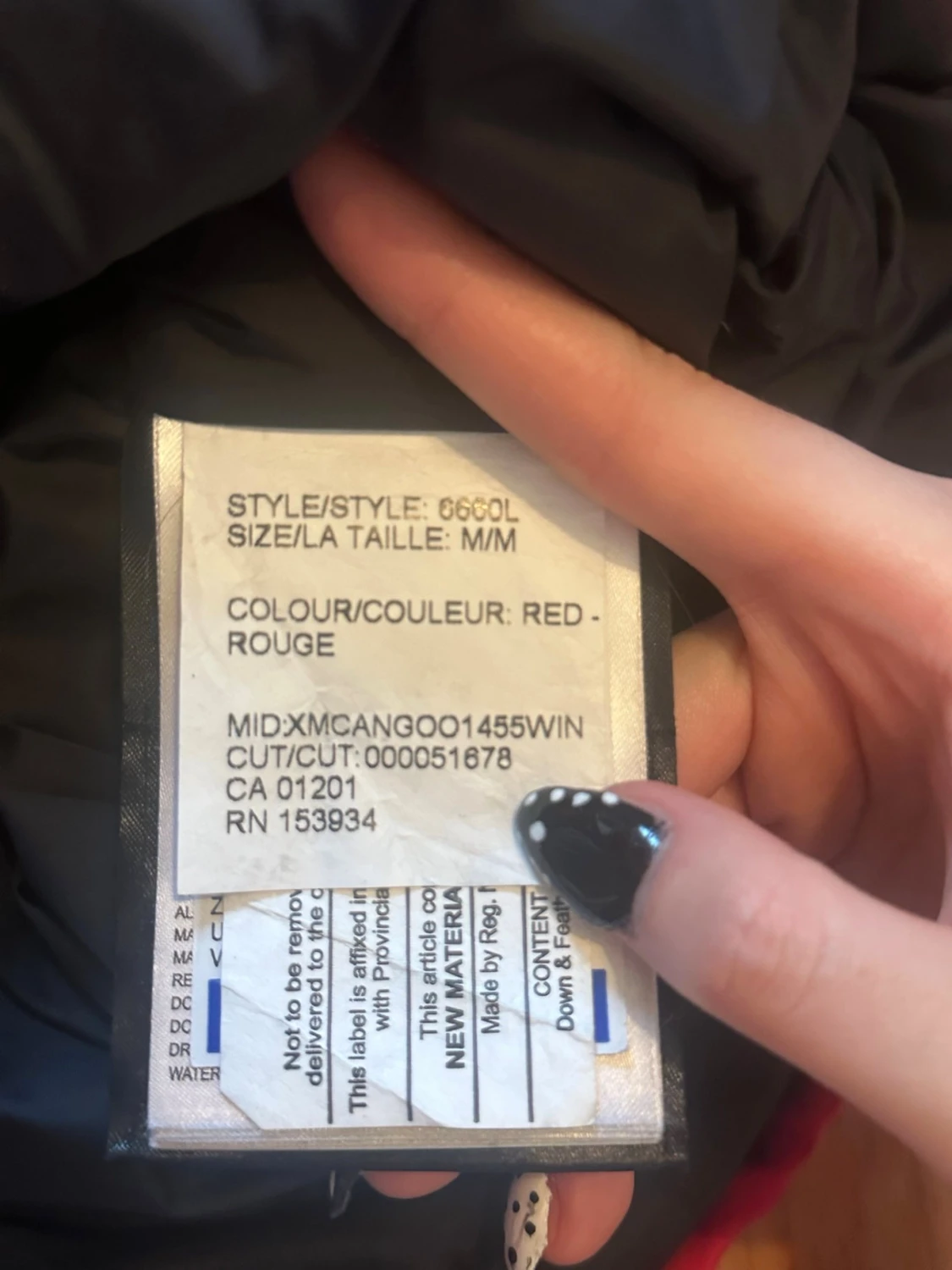 Röd parkajacka från Canada Goose - 4