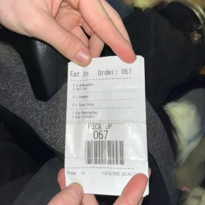 67 kvitto - ett 67kvitto från mcdonalds