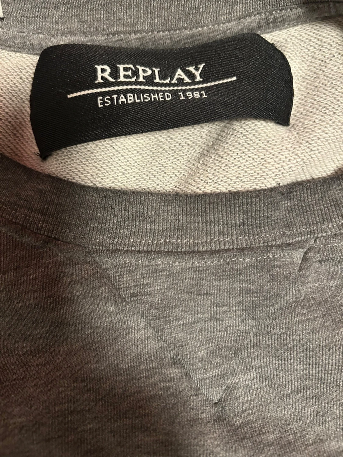 Grå sweatshirt från Replay - 1