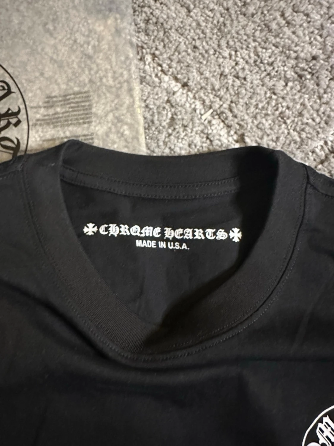 Svart långärmad topp från Chrome Hearts - 4