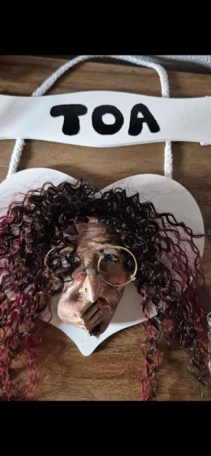 Rolig toa skylt - Handgjord rolig toa skylt