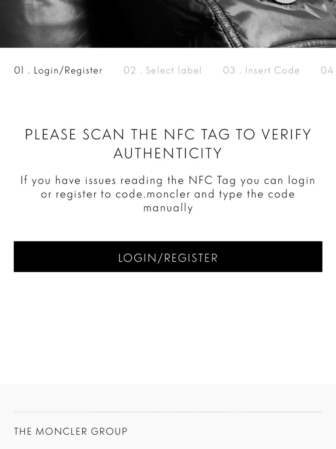 Svart zip-hoodie Moncler röd/vit detalj – XL❤️🖤 - 4