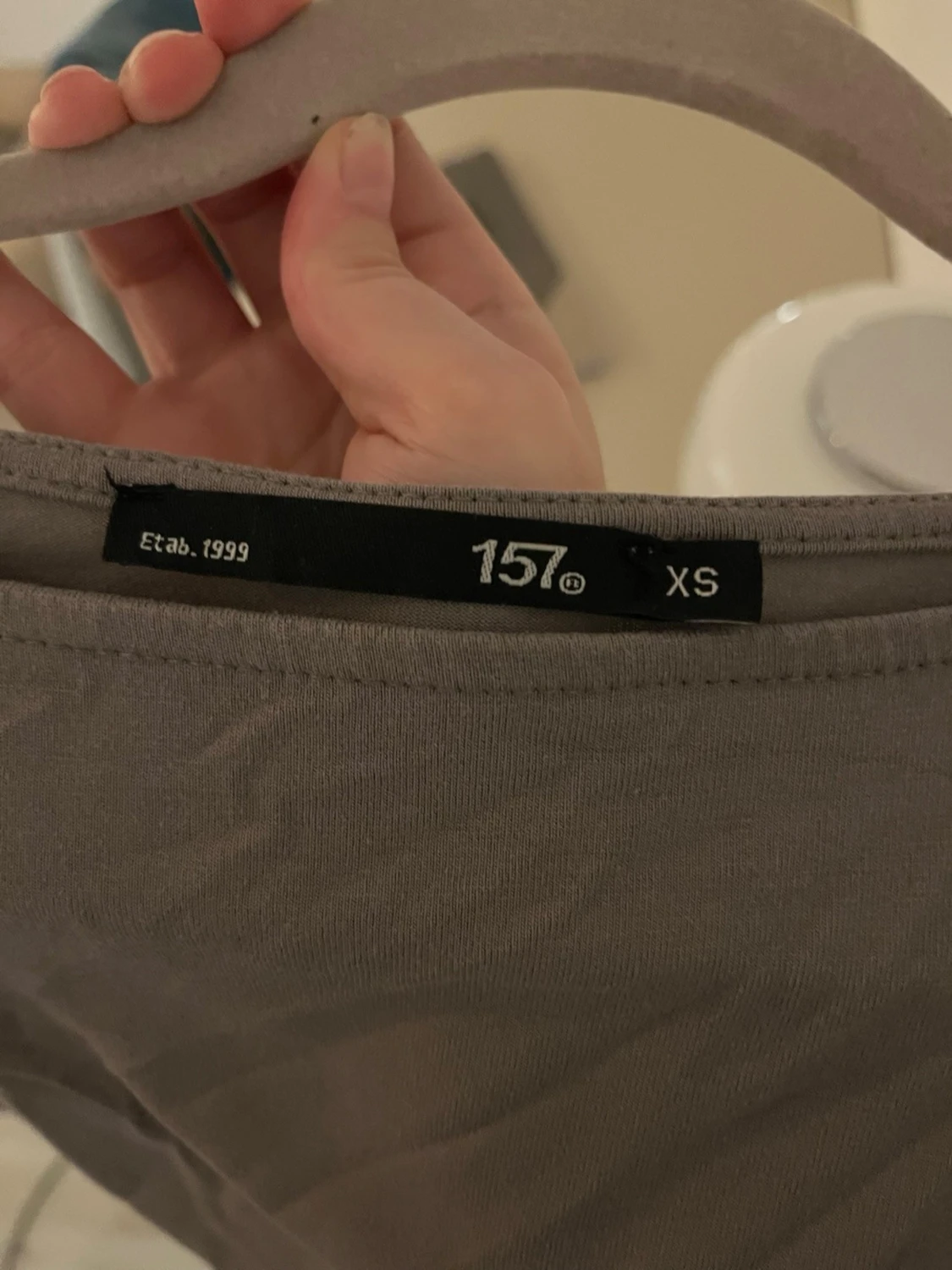 Grå långärmad topp från 157 - 2