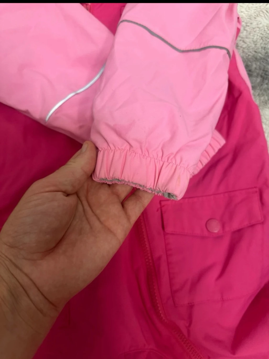 Rosa skaloverall Polarn O. Pyret stl 98 - 4