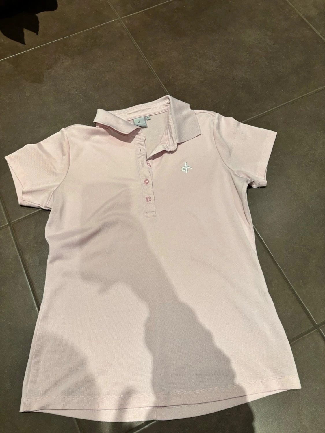 Ljusrosa pikétopp Cross Sportswear M