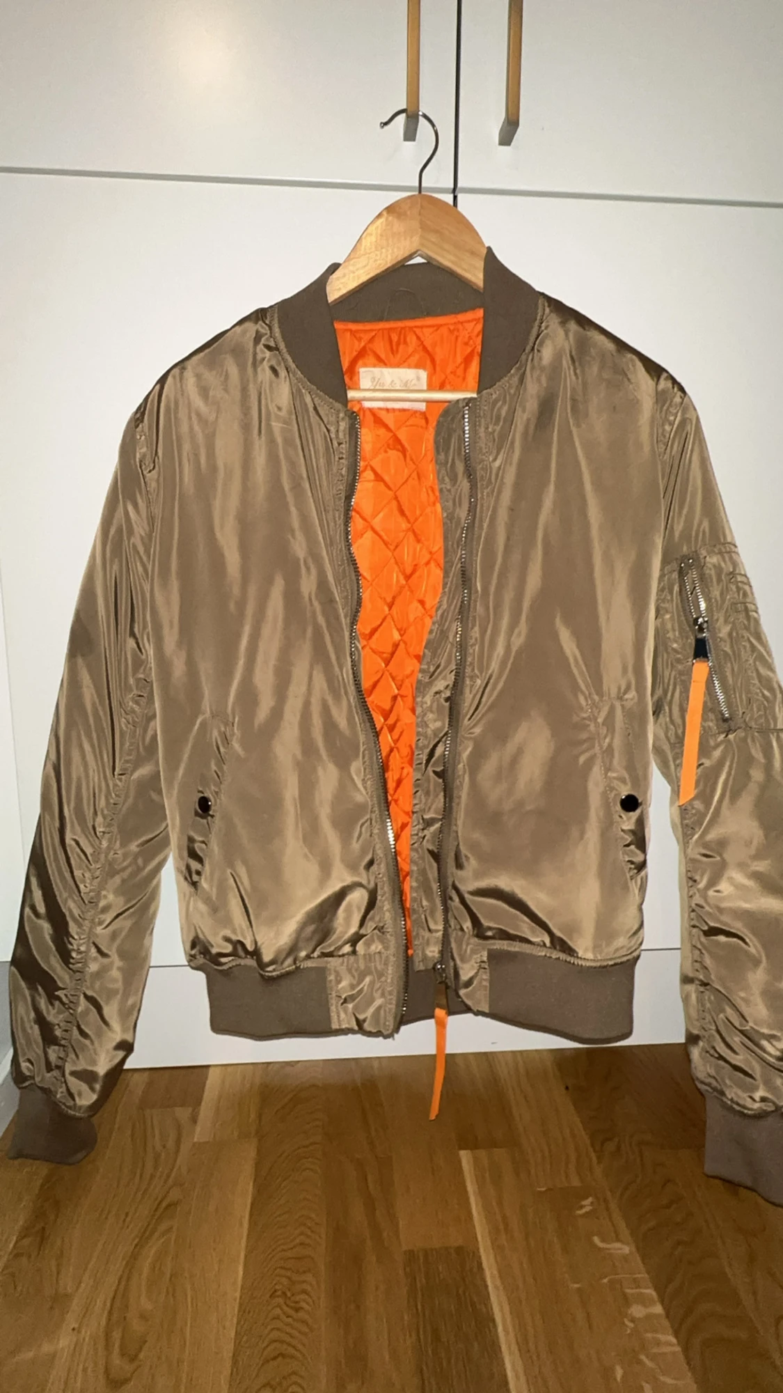 Bomberjacka med orange foder - 6