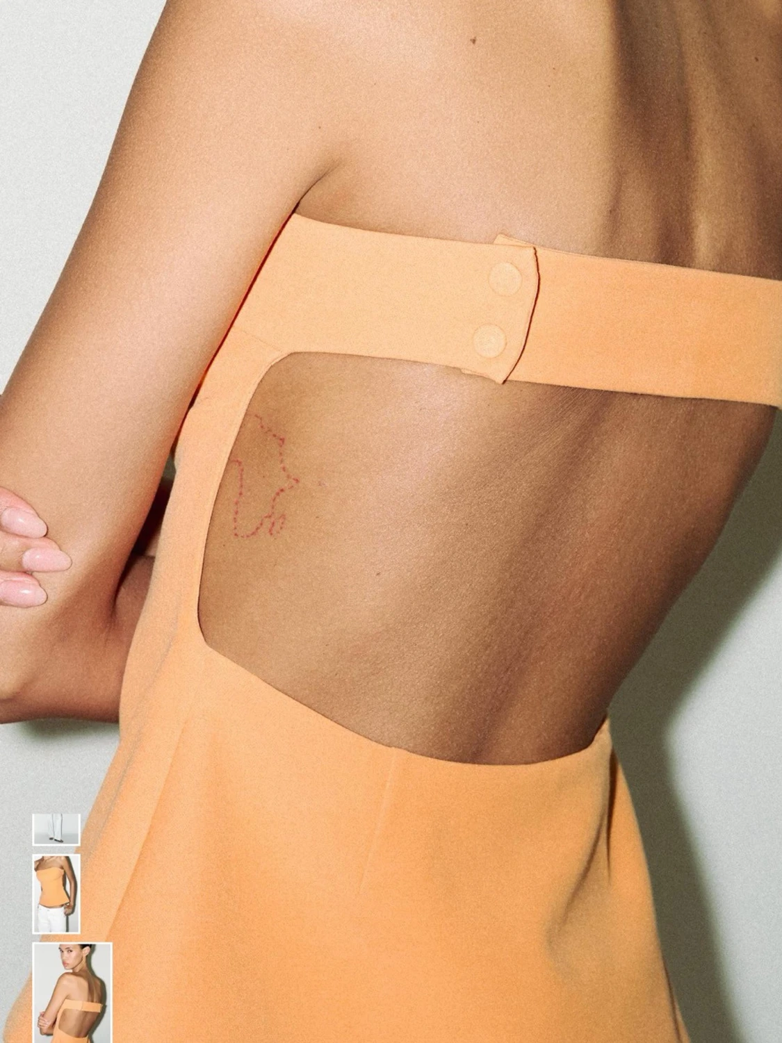 Orange topp Zara - 2