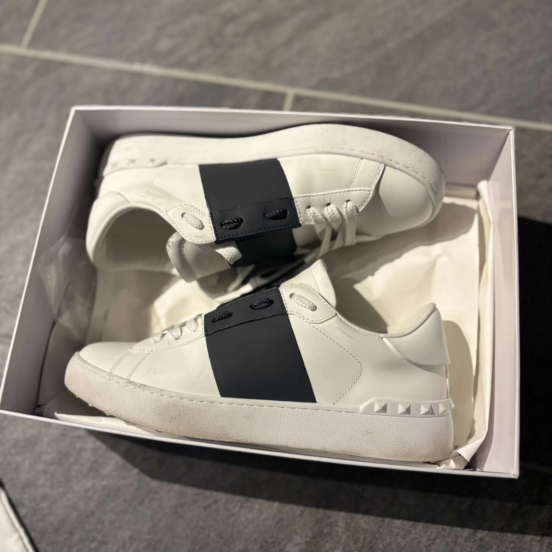Valentino Garavani Open sneakers vit/svart