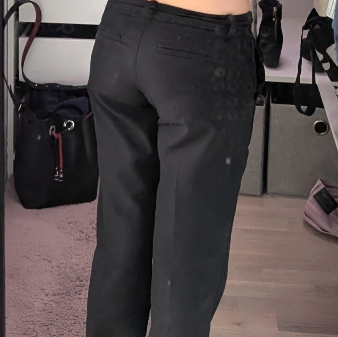 Svarta kostymbyxor - 1