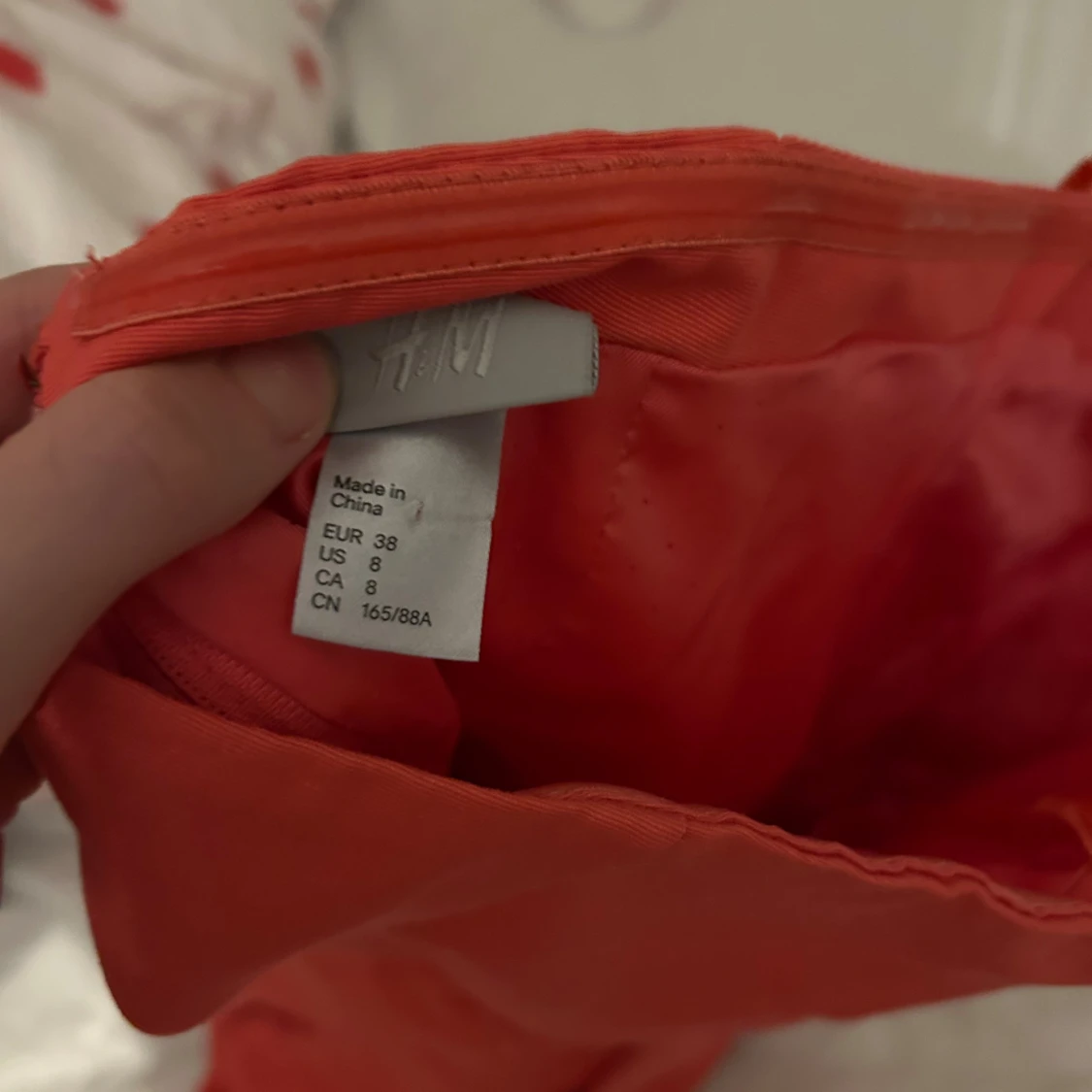 Rosa  axelbandslös klänning H&M 38 - 2