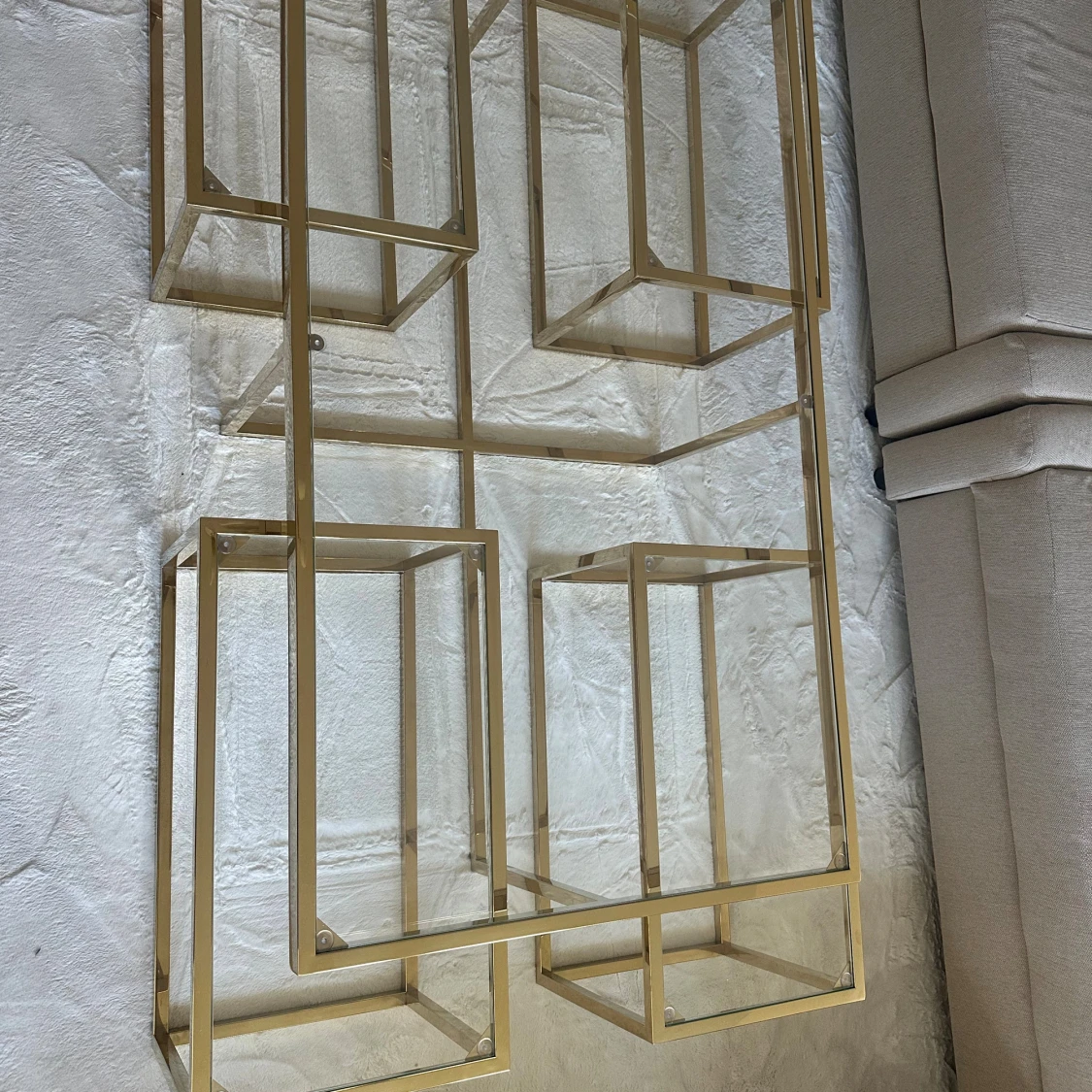 Soffbord med 4 sidobord  - 4