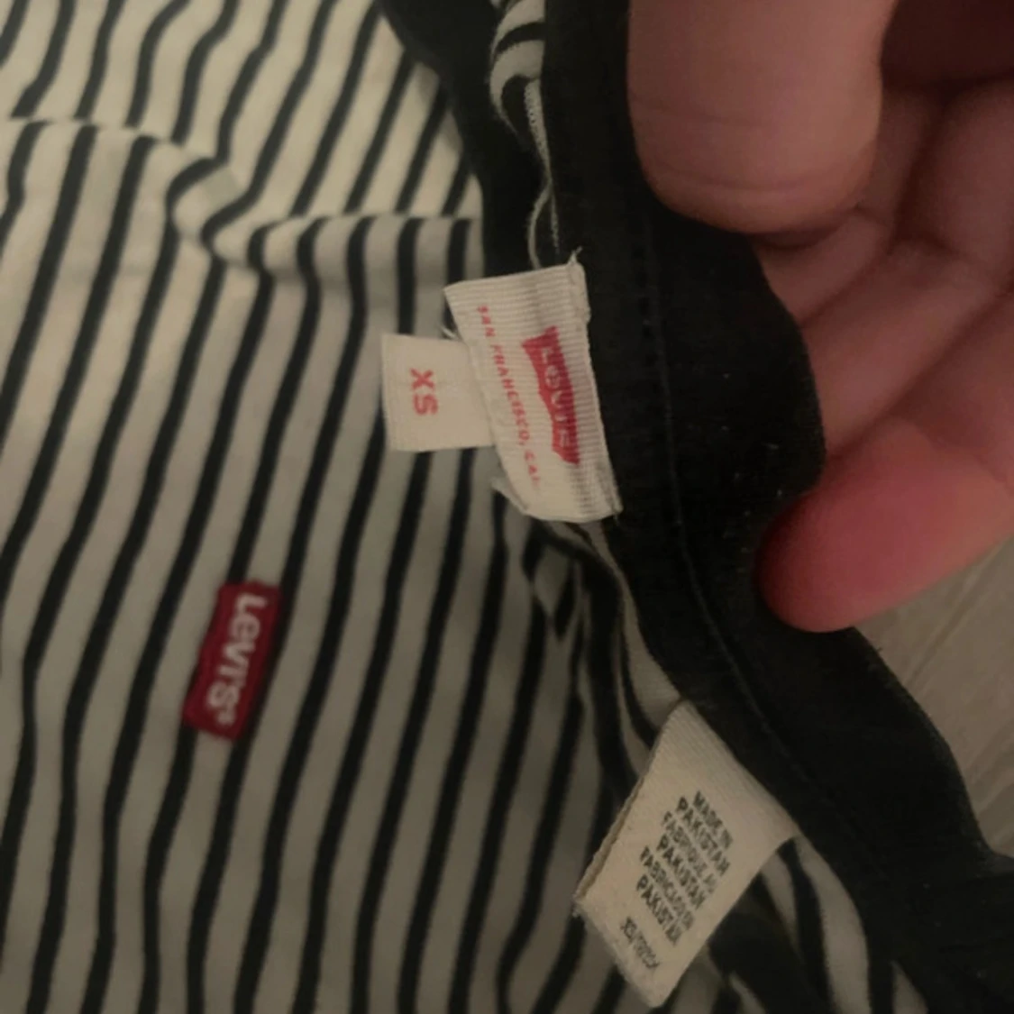 Randig långärmad tröja från Levi's XS - 3
