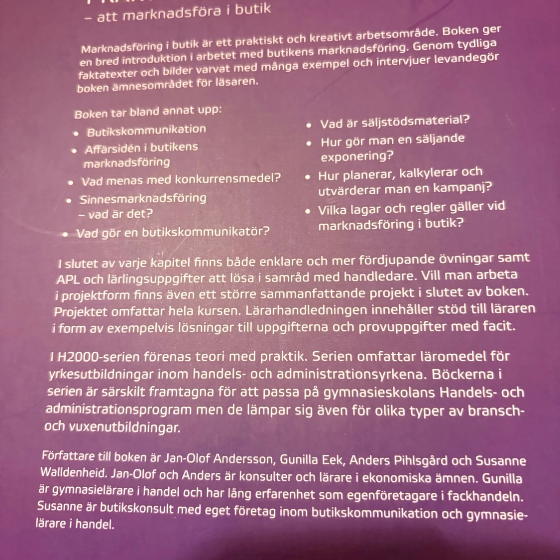 Praktisk marknadsföring – att marknadsföra i butik - 1