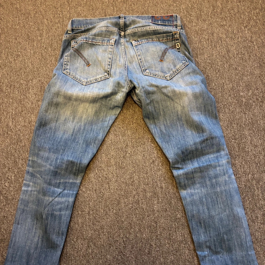 Skinny fit ljusblå jeans från George