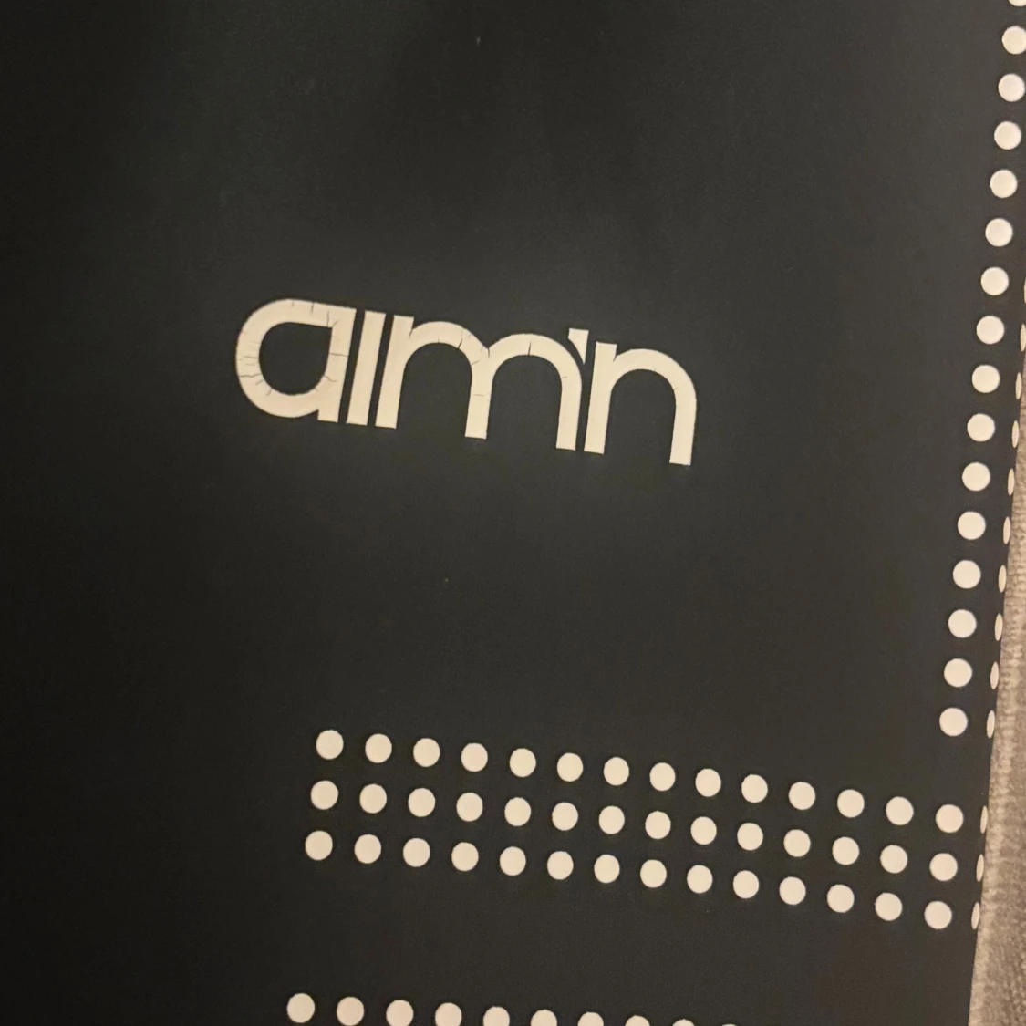 Svarta Aim'n leggings med prickdetaljer - 2