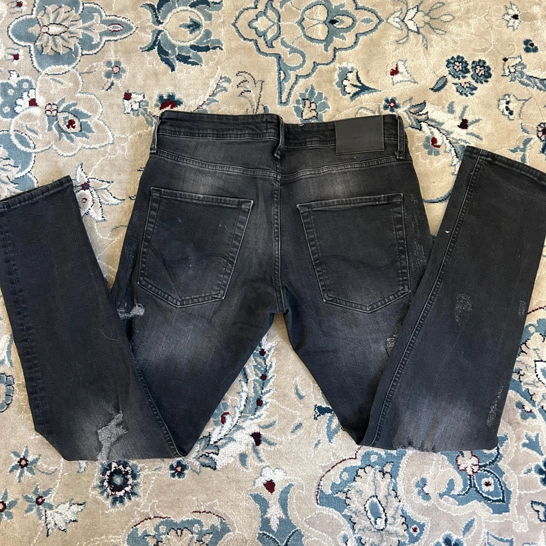 Svarta slim fit jeans Jack & Jones - 1