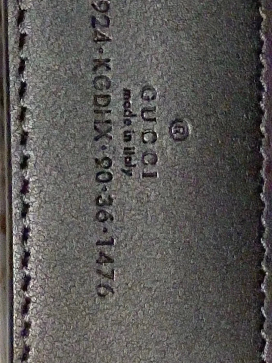 Herr bälte i läder  - 1