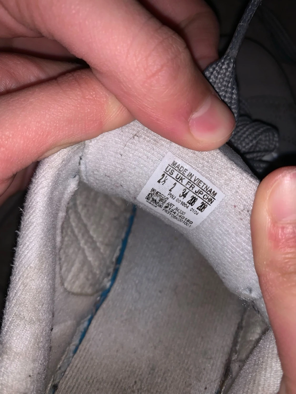 Grås Adidas Campus sneakers mocka - 5