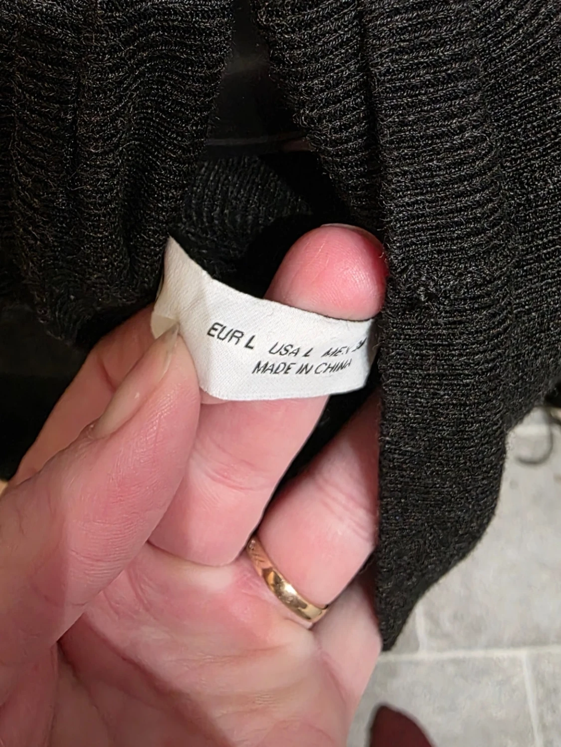 Svart polotröja med knappar från Zara - 3