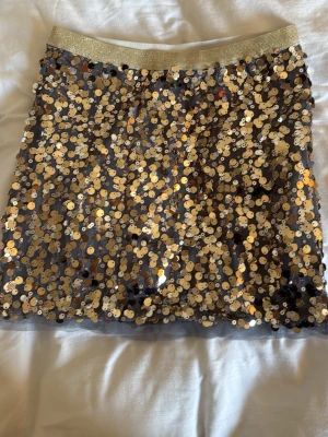 Guldig paljettkjol - Supersnygg kjol, perfekt till fest