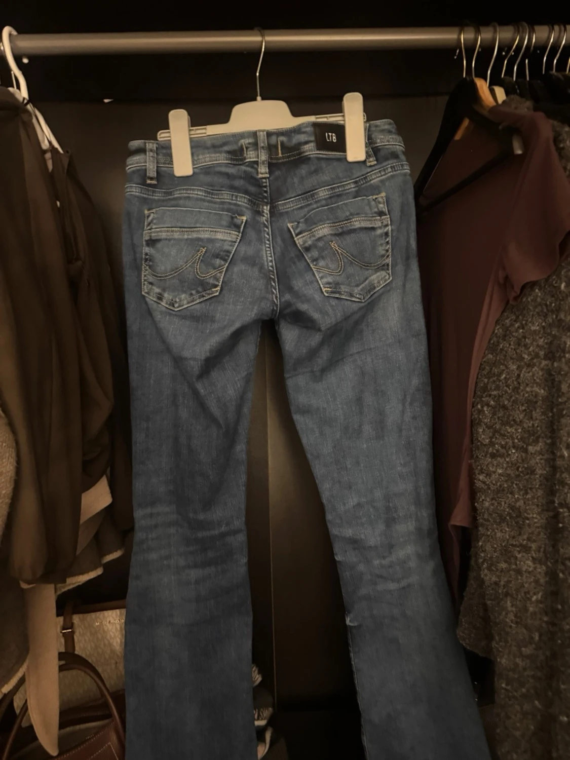 Blå bootcut jeans från LTB - 3
