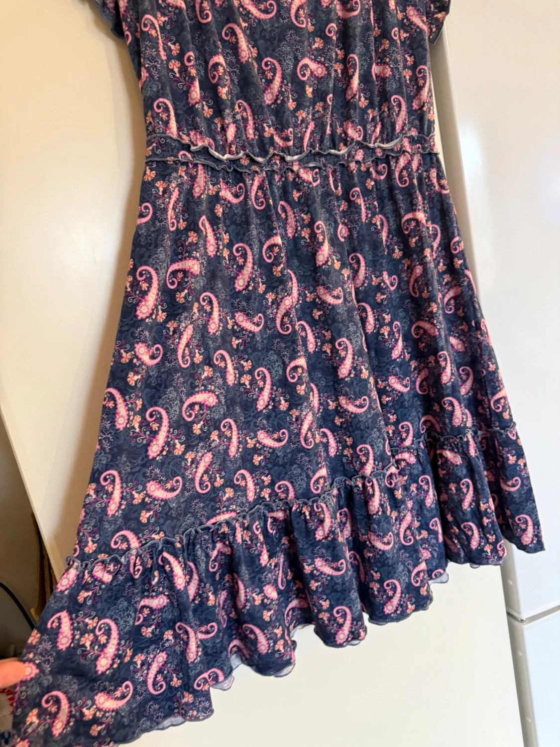 Blå paisleymönstrad klänning Odd Molly - 6