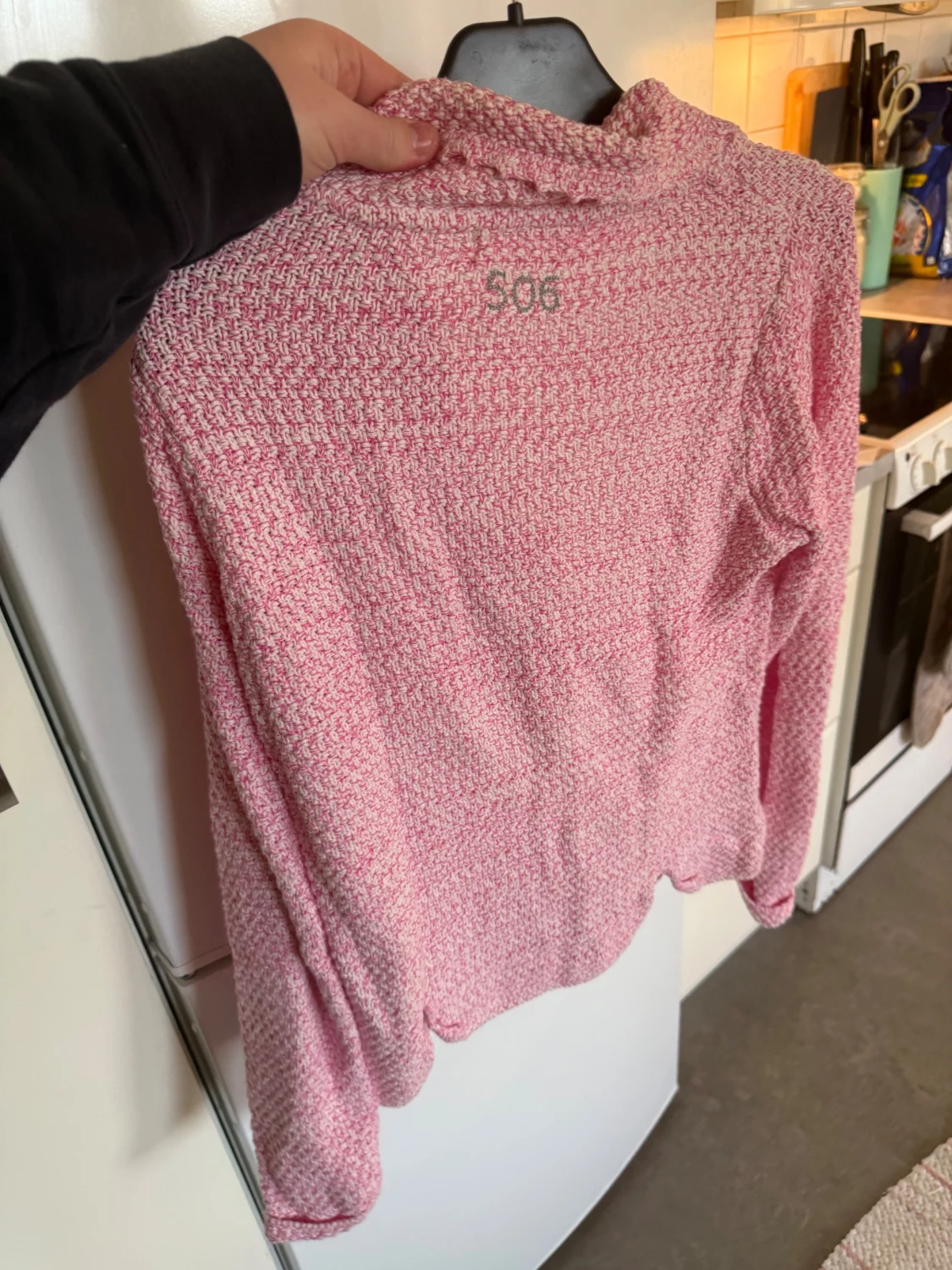 Rosa stickad kofta Odd Molly - 5