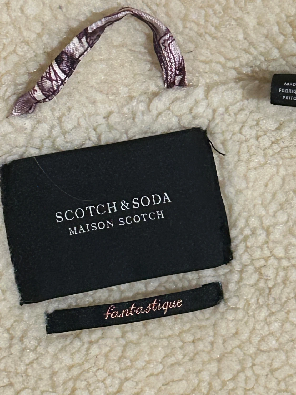 Mönstrad teddyjacka Scotch & Soda - 2