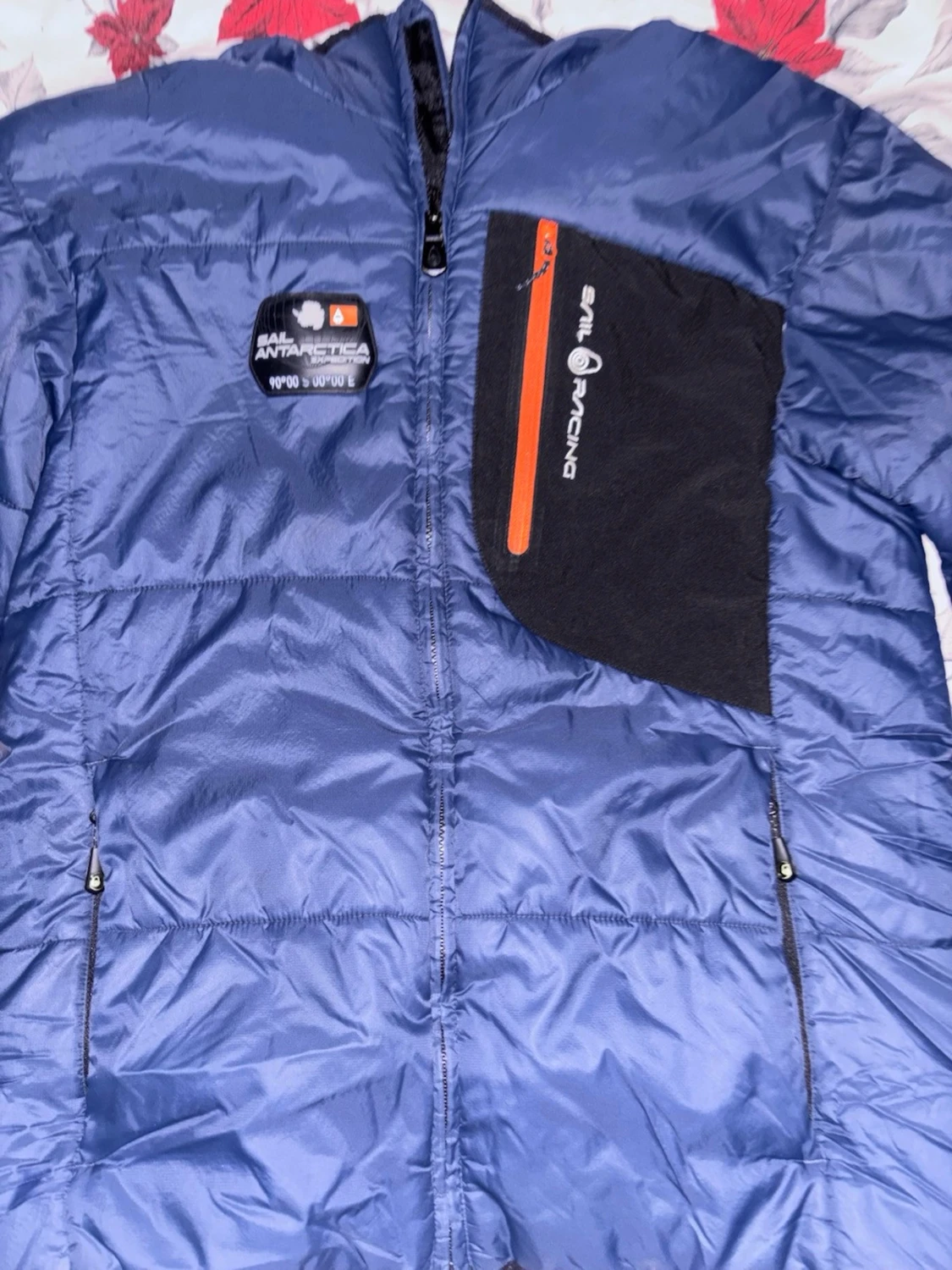 Blå Sail Racing pufferjacka med huva - 2