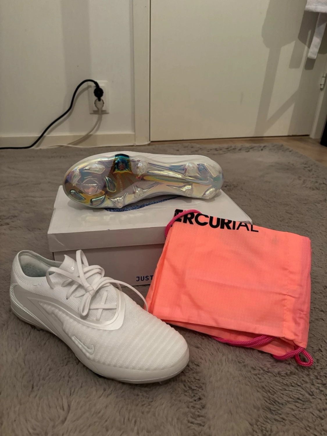 Nike Phantom GX Elite fotbollsskor vita